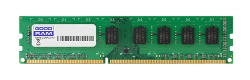 Memoria RAM 1x 4GB GoodRAM ECC UNBUFFERED DDR3 1333MHz PC3-10600 UDIMM | W-MEM1333E34G