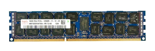 Memoria RAM 1x 16GB Hynix ECC REGISTERED DDR3 2Rx4 1600MHz PC3-12800 RDIMM | HMT42GR7AFR4A-PB