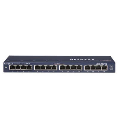 Switch Netgear GS116GE | 512 kB | 32 Gb/s | 16x Ethernet Port