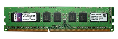 Memoria RAM 1x 8GB Kingston ECC UNBUFFERED DDR3 1600MHz PC3-12800 UDIMM | KFJ-PM316E/8G