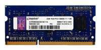 Memoria RAM 1x 2GB Kingston SO-DIMM DDR3 1600MHz PC3-12800 | ACR256X64D3S16C11G 