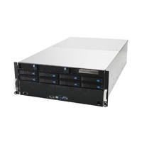 Piattaforma server ASUS 4U ESC8000A-E11-SKU1/3KW(2+2)/2PCIe/2NVMe 90SF0214-M000V0 AMD x 2 DDR4 x 32 10 x 2.5" SATA/SAS+2NVME PSU 2+2