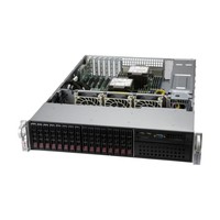 Piattaforma server Supermicro 2U 220P-C9RT SYS-220P-C9RT Intel x 2 DDR4 x 16 16 x 2.5" SATA/SAS/NVME PSU 1+0