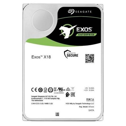 Disco rigido Seagate Exos X18 3.5'' HDD 18TB 7200RPM SAS 12Gb/s 256MB | ST18000NM004J