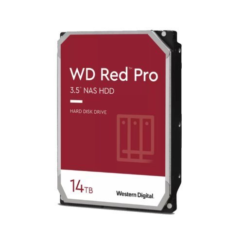 Disco rigido Western Digital RED PRO 3.5'' HDD 14TB 7200RPM SATA 6Gb/s 256MB | WD141KFGX