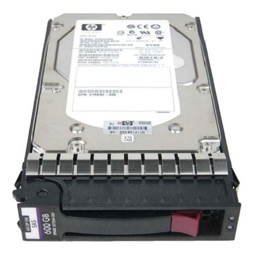 Disco rigido dedicato a HP server 3.5'' capacità 600GB 15000RPM HDD SAS 6Gb/s 517354-001 | 516810-003