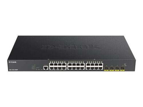 Interruttore D-Link DGS-1250-28XMP/E 24x 1Gb 4x SFP+ 370 W PoE+