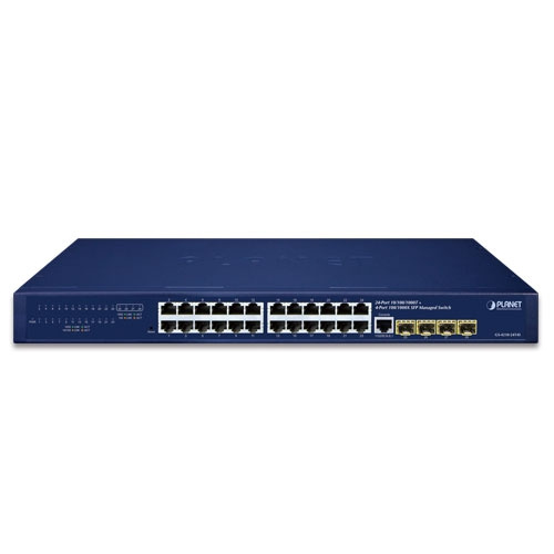 Interruttore Planet GS-4210-24T4S 20x 1Gb 4x RJ-45/SFP