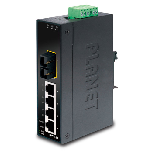 Interruttore Planet ISW-511S15 4x 100Mb 1x 100Mbps SFP