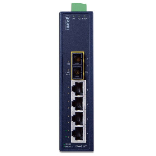 Interruttore Planet ISW-511T 4x 100Mb 1x 100Mbps SFP