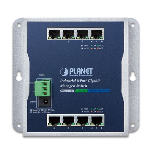 Interruttore Planet WGS-4215-8T 8x 1Gb