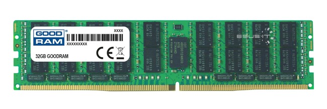 Memoria RAM 1x 32GB GoodRAM LOAD REDUCED DDR4 2Rx4 2400MHz PC4-19200 LRDIMM | W-MEM2400LR4D432G