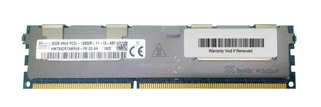 Memoria RAM 1x 32GB Hynix ECC REGISTERED DDR3 1600MHz PC3-12800 RDIMM | HMT84GR7AMR4A-PB