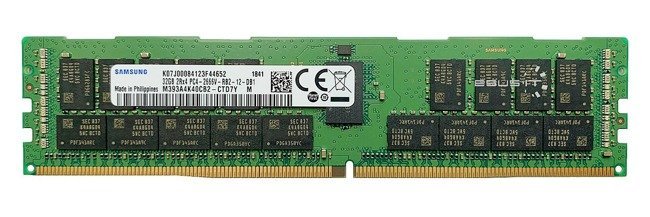 Memoria RAM 1x 32GB Samsung ECC REGISTERED DDR4 2Rx4 2666MHz PC4-21300 RDIMM | M393A4K40CB2-CTD