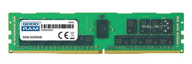 Memoria RAM 1x 64GB GoodRAM ECC REGISTERED DDR4 4Rx8 2133MHz PC4-17000 RDIMM | W-MEM2133R4Q464G