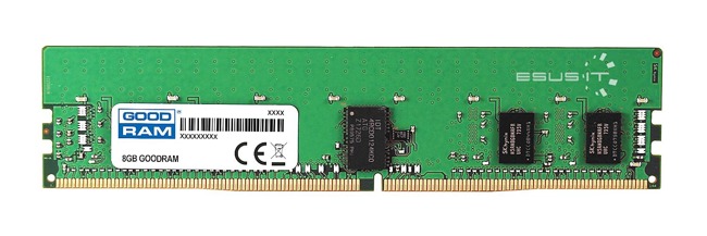 Memoria RAM 1x 8GB GoodRAM ECC REGISTERED DDR4 2Rx8 2133MHz PC4-17000 RDIMM | W-MEM2133R4D88G