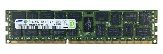 Memoria RAM 1x 8GB Samsung ECC REGISTERED DDR3 1600MHz PC3-12800 RDIMM | M393B1K70DH0-CK0