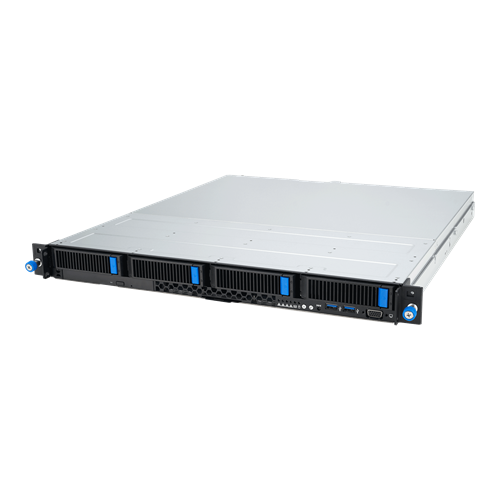 Piattaforma server ASUS 1U RS300-E12-RS4/450W 90SF03A1-M00070 Intel x 1 DDR5 x 4 4 x 3.5" SATA/NVME PSU 1