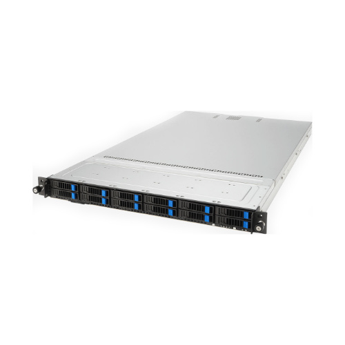 Piattaforma server ASUS 1U RS700A-E12-RS12U/10G/2.6kW/12NVMe/OCP 90SF02D1-M006Y0 AMD x 2 DDR5 x 24 12 x 2.5" SATA/SAS/NVME PSU 1+1