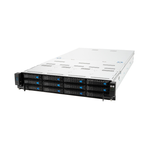 Piattaforma server ASUS 2U RS520A-E11-RS12U/1.6KW/12NVMe/GPU/FAN 90SF01Q2-M004P0 AMD x 1 DDR4 x 16 12 x 2.5" SATA/SAS/NVME PSU 1+1