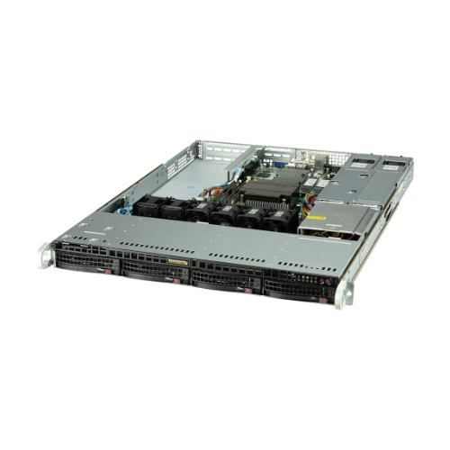 Piattaforma server Supermicro 1U 510T-WTR SYS-510T-WTR Intel x 1 DDR4 x 4 4 x 3.5" SAS/SATA PSU 1+1