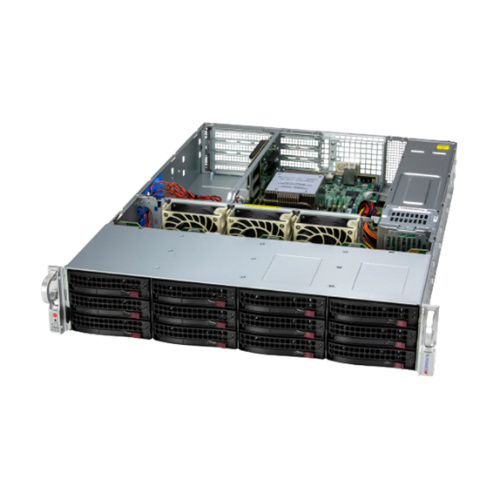 Piattaforma server Supermicro 2U 2015SV-WTNRT AS-2015SV-WTNRT AMD x 1 DDR5 x 6 12 x 2.5" SATA PSU 1+1