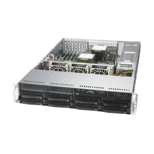 Piattaforma server Supermicro 2U 620P-TR SYS-620P-TR Intel x 2 DDR4 x 16 8 x 3.5" SATA/SAS PSU 1+0