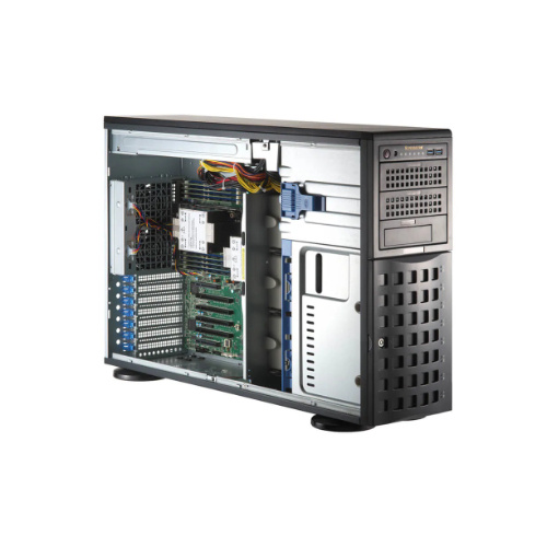 Piattaforma server Supermicro 4U 741P-TR SYS-741P-TR Intel x 2 DDR5 x 16 8 x 3.5" SATA/SAS/NVME PSU 1+1