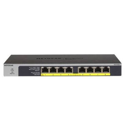 Switch Netgear GS108PP-100EUS 8x 10/100/1000  123 W PoE+