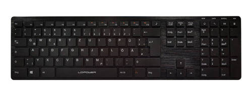 Tastiera Wired LC-Power LC-KEY-5B-ALU QWERTZ